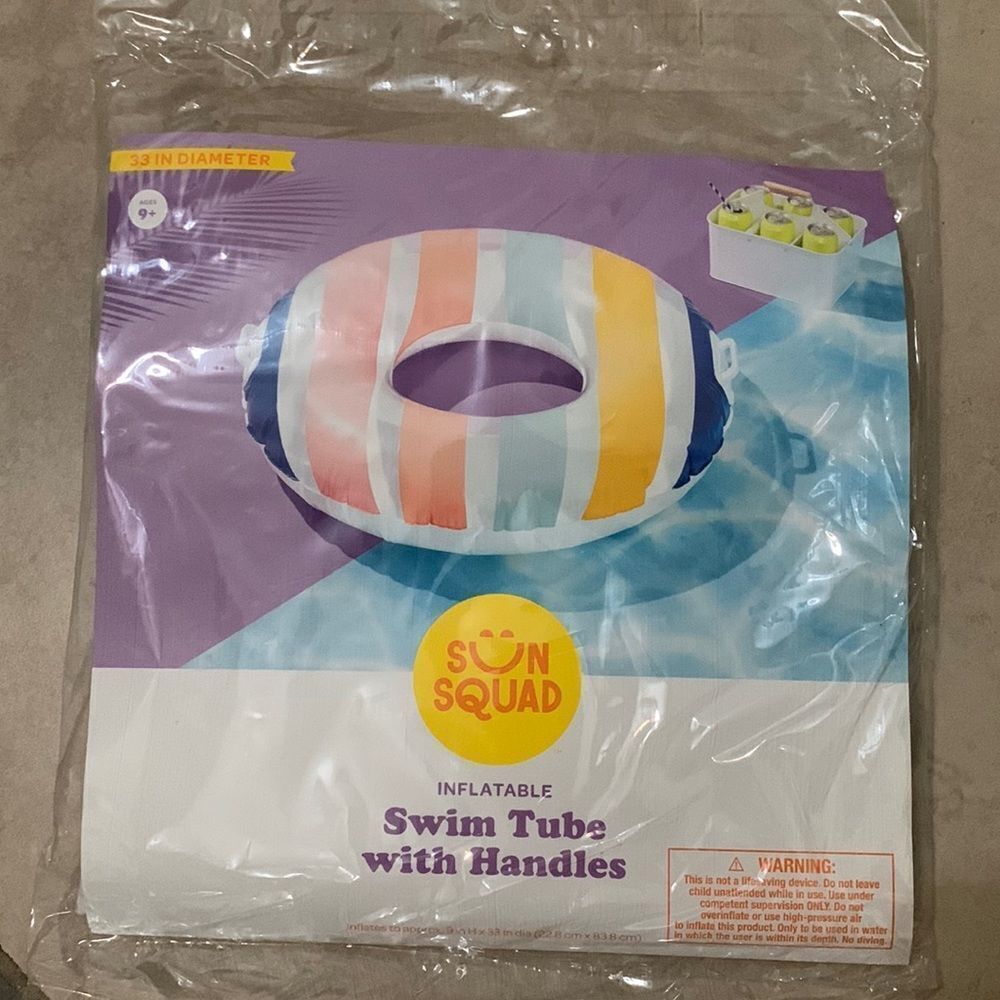 3for$20 NWT swim tube 9+  33 inch diameter